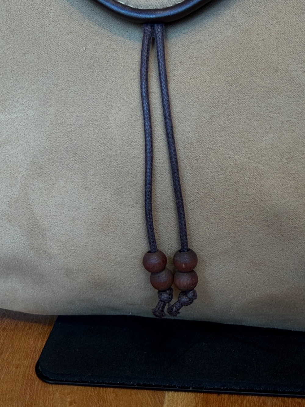 Liz Claiborne Boho Minimalist Faux Suede Crossbody Bag Tan/Brown - Picture 11 of 15